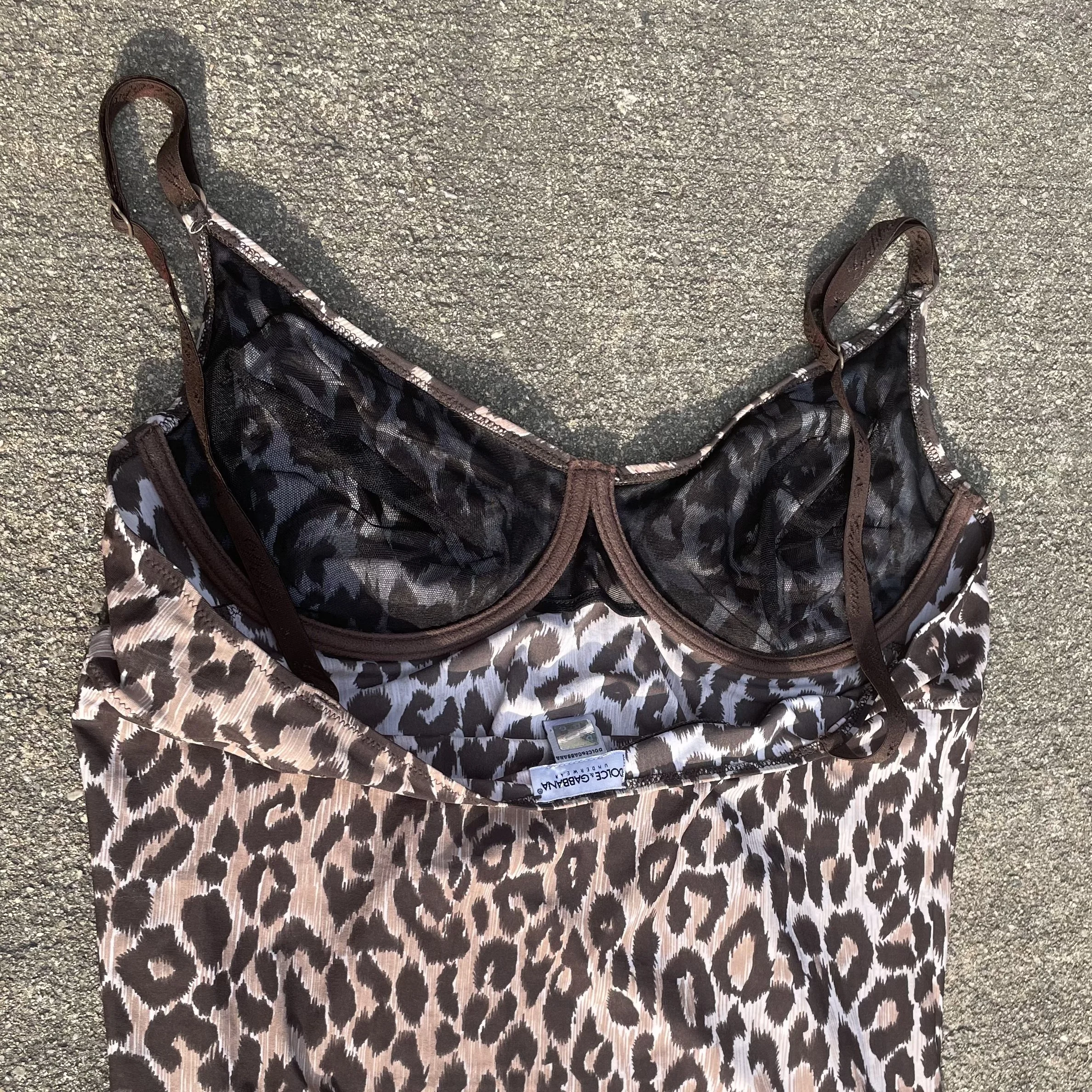 90s dolce & gabbana leopard top — muñeca vintage